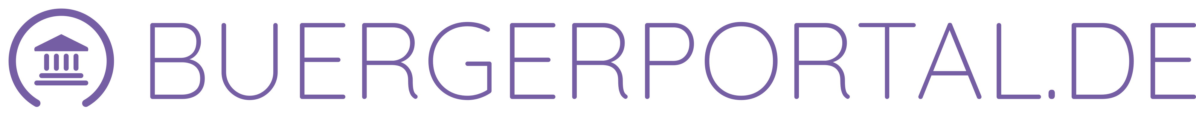 BUERGERPORTAL.DE – Logo, positiv (PNG)